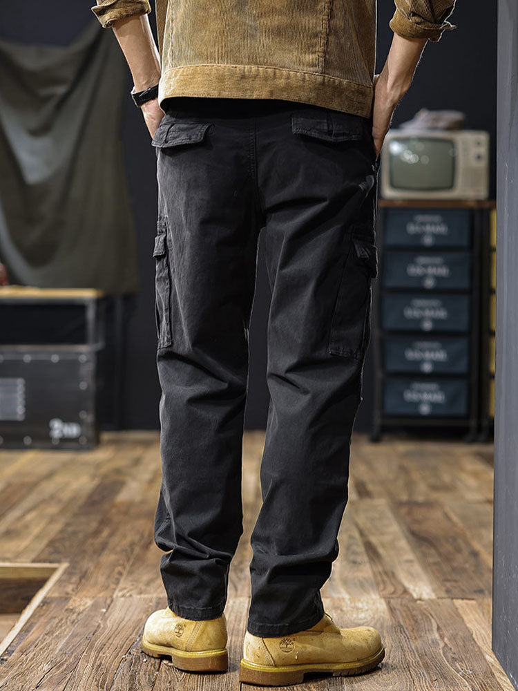 Herren | Men's Straight-Fit Cargo Pants with Multiple Pockets