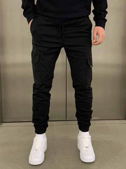 Revley Cargo Jogger - Black
