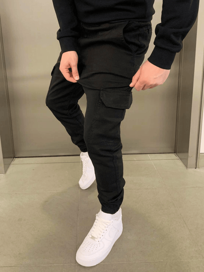 Revley Cargo Jogger - Black