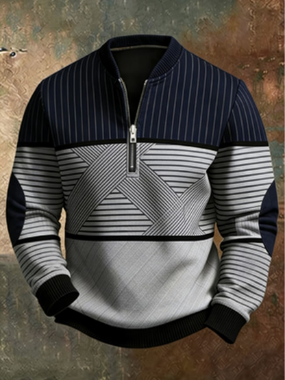 Viktor | Stylish Men's Sweater with Half-Zip