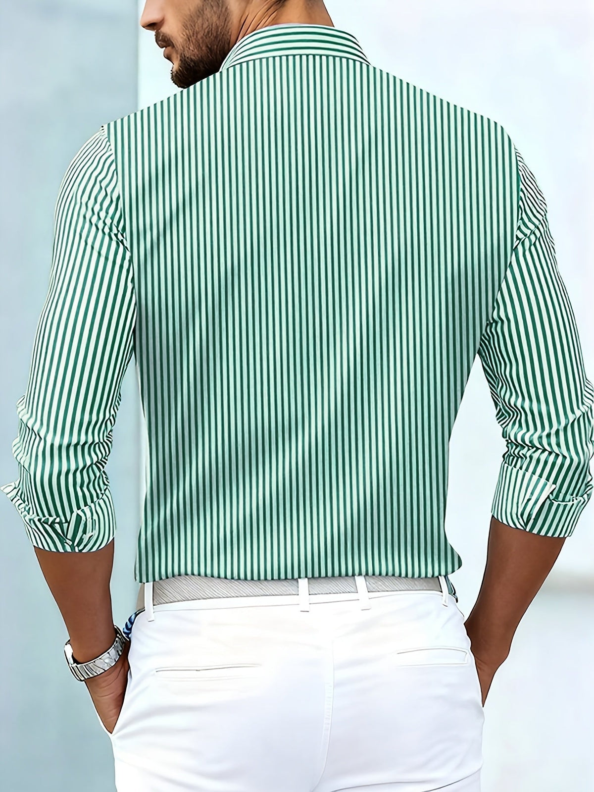 Emerson | Men's Long-Sleeved Vintage Striped Shirt