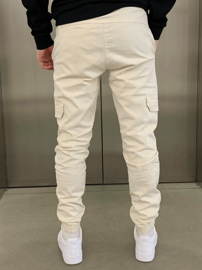Revley Cargo Jogger - Cream