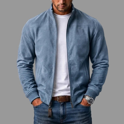 Varel | Suede bomber jacket
