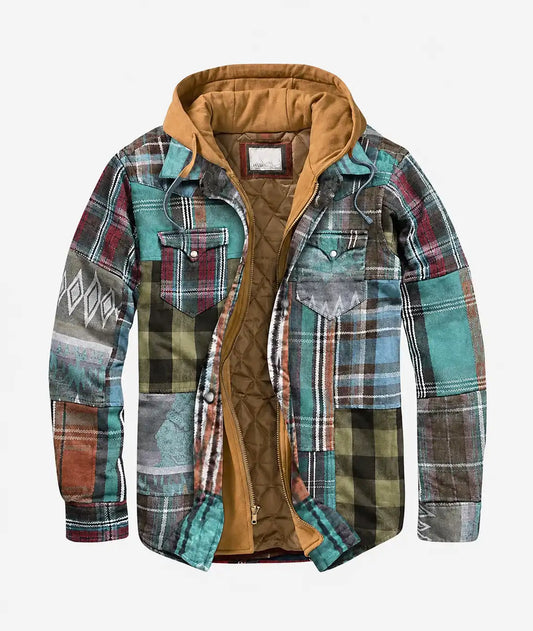 Lorava | Patchwork Checked Jacket