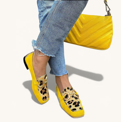 Assunta | Moccasins with Animal Print