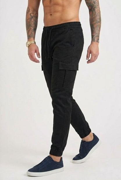 Revley Cargo Jogger - Black