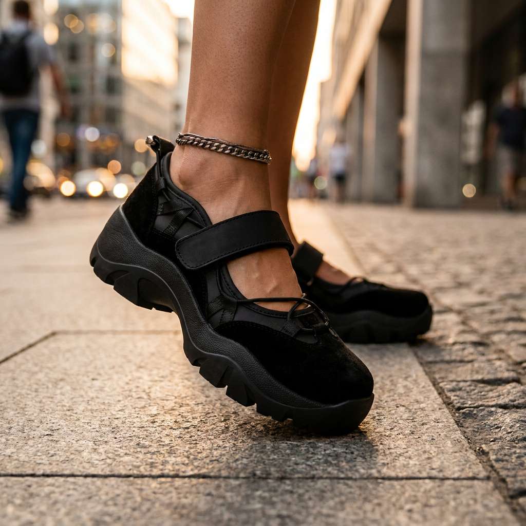 Velina | Comfortable loafers with a velcro fastening