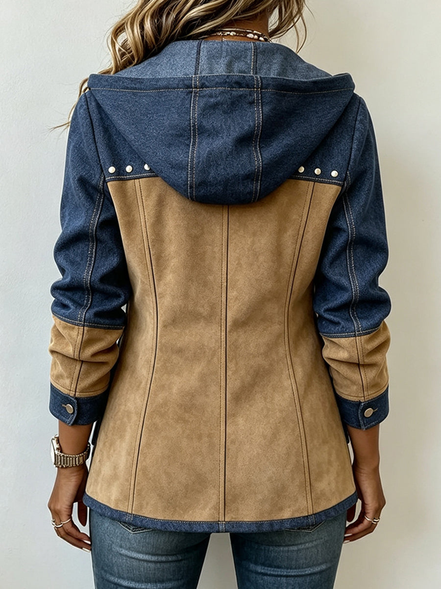 Decla | Véronique Two-Material Hooded Jacket