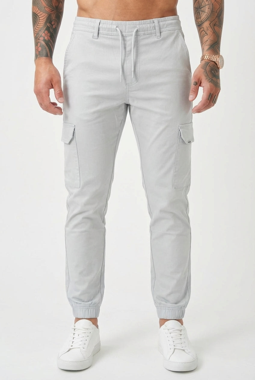 Revley Cargo Jogger - Stone