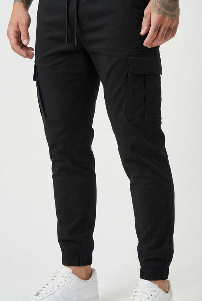 Revley Cargo Jogger - Black