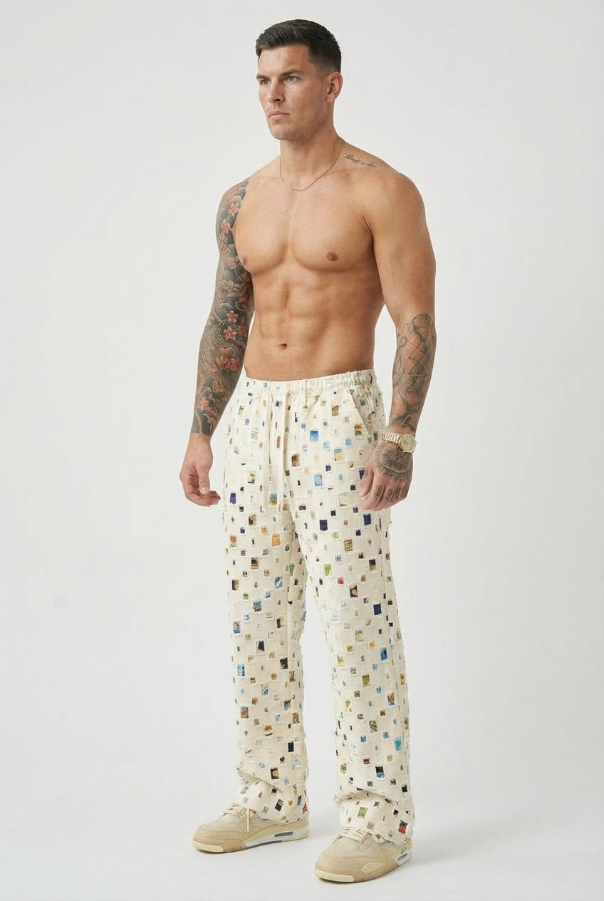 Mosaic Straight Fit Pants