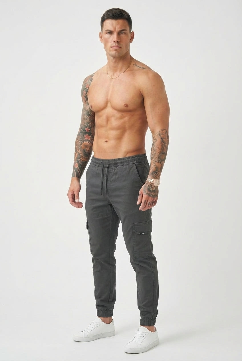 Revley Cargo Jogger - Grey