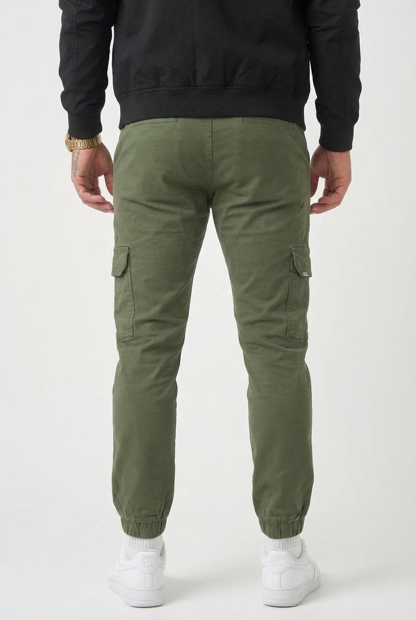 Revley Cargo Jogger - Army Green